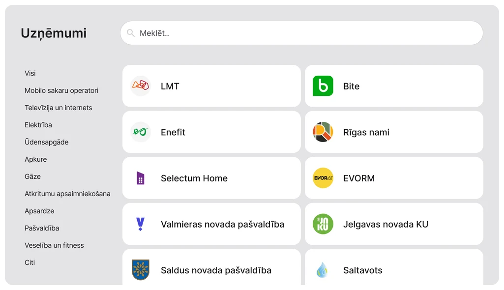 Billme business app